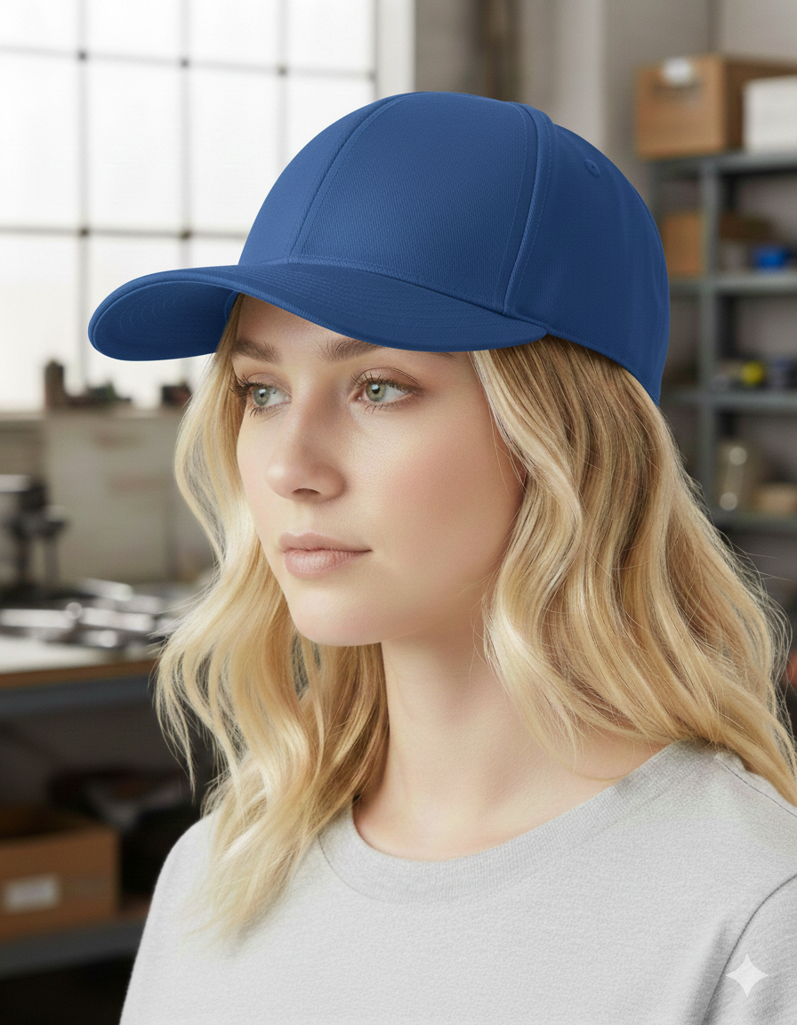 Classic Flexfit Cap mit deinem Logo/Design Royalblau Flexfit Cap