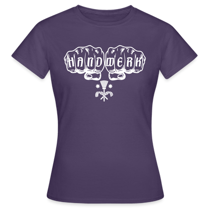 Frauen T-Shirt "Schornsteinfeger" Dunkellila Frauen T-Shirt {{ color }}