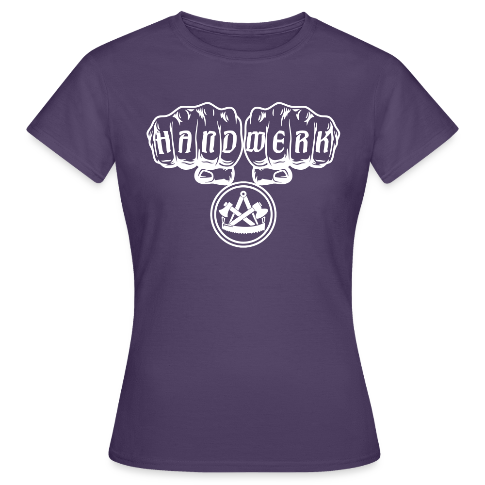 Frauen T-Shirt "Zimmermann" Dunkellila Frauen T-Shirt {{ color }}