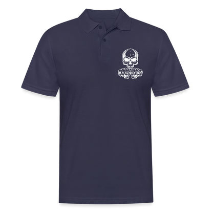 Männer Poloshirt "Skull-Handwerk" Navy Männer Poloshirt {{ color }}