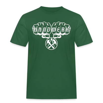 Männer Workwear T-Shirt "Dachdecker" Flaschengrün Männer Workwear T-Shirt {{ color }}