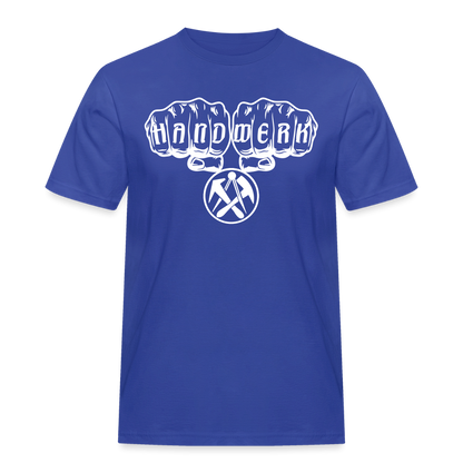 Männer Workwear T-Shirt "Dachdecker" Royalblau Männer Workwear T-Shirt {{ color }}