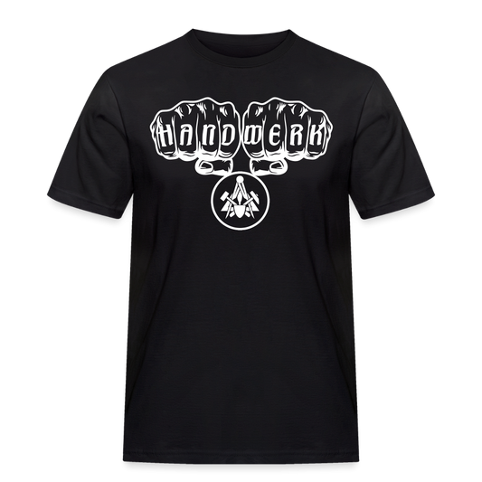 Männer Workwear T-Shirt "Maurer" Schwarz Männer Workwear T-Shirt {{ color }}