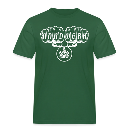 Männer Workwear T-Shirt "Maurer" Flaschengrün Männer Workwear T-Shirt {{ color }}