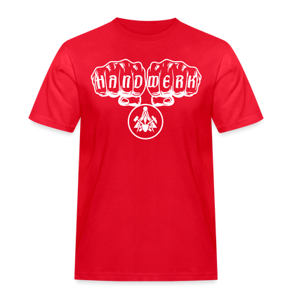 Männer Workwear T-Shirt "Maurer" Rot Männer Workwear T-Shirt {{ color }}