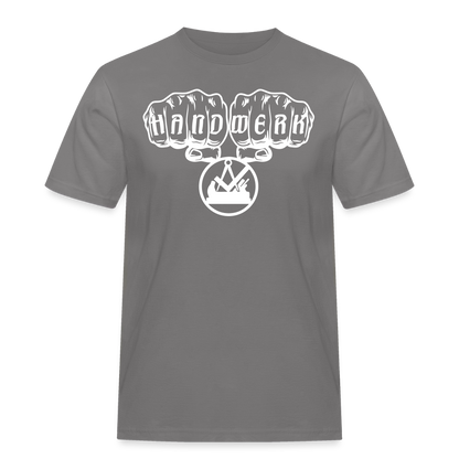 Männer Workwear T-Shirt "Schreiner/Tischler" Grau Männer Workwear T-Shirt {{ color }}