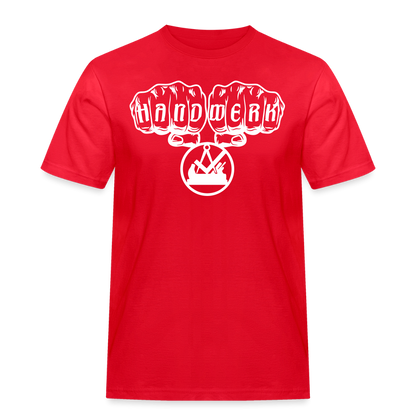 Männer Workwear T-Shirt "Schreiner/Tischler" Rot Männer Workwear T-Shirt {{ color }}