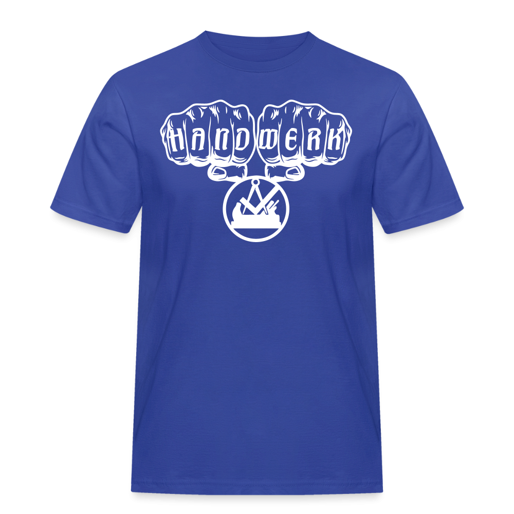 Männer Workwear T-Shirt "Schreiner/Tischler" Royalblau Männer Workwear T-Shirt {{ color }}