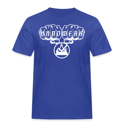 Männer Workwear T-Shirt "Schreiner/Tischler" Royalblau Männer Workwear T-Shirt {{ color }}