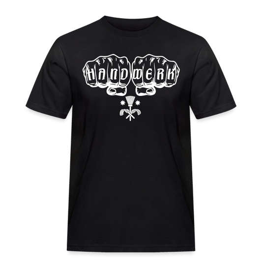 Männer Workwear T-Shirt "Schornsteinfeger" Schwarz Männer Workwear T-Shirt {{ color }}