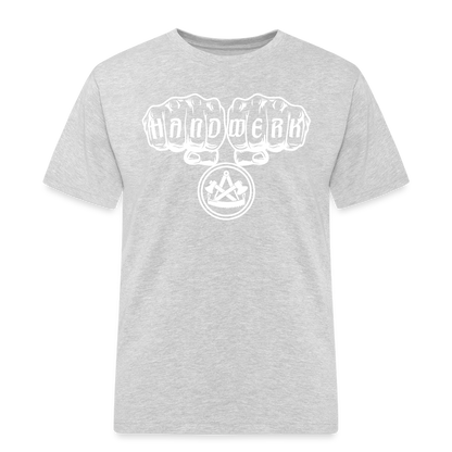 Männer Workwear T-Shirt "Zimmermann" Grau meliert Männer Workwear T-Shirt {{ color }}