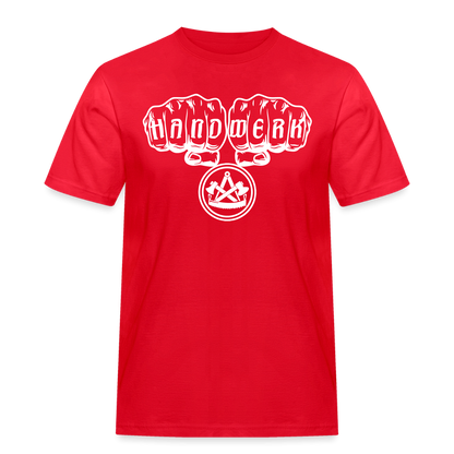 Männer Workwear T-Shirt "Zimmermann" Rot Männer Workwear T-Shirt {{ color }}