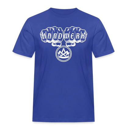 Männer Workwear T-Shirt "Zimmermann" Royalblau Männer Workwear T-Shirt {{ color }}