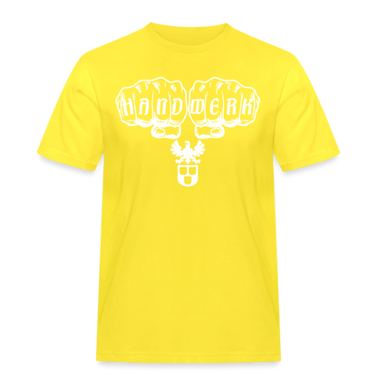 Männer Workwear T-Shirt "Maler" Gelb Männer Workwear T-Shirt {{ color }}