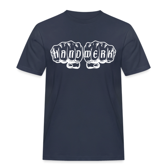 Männer Workwear T-Shirt "Handwerk" Navy Männer Workwear T-Shirt {{ color }}