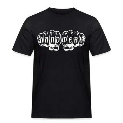 Männer Workwear T-Shirt "Handwerk" Schwarz Männer Workwear T-Shirt {{ color }}