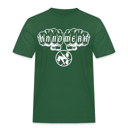Männer Workwear T-Shirt "Elektriker" Flaschengrün Männer Workwear T-Shirt {{ color }}