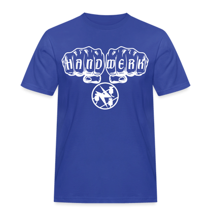 Männer Workwear T-Shirt "Elektriker" Royalblau Männer Workwear T-Shirt {{ color }}