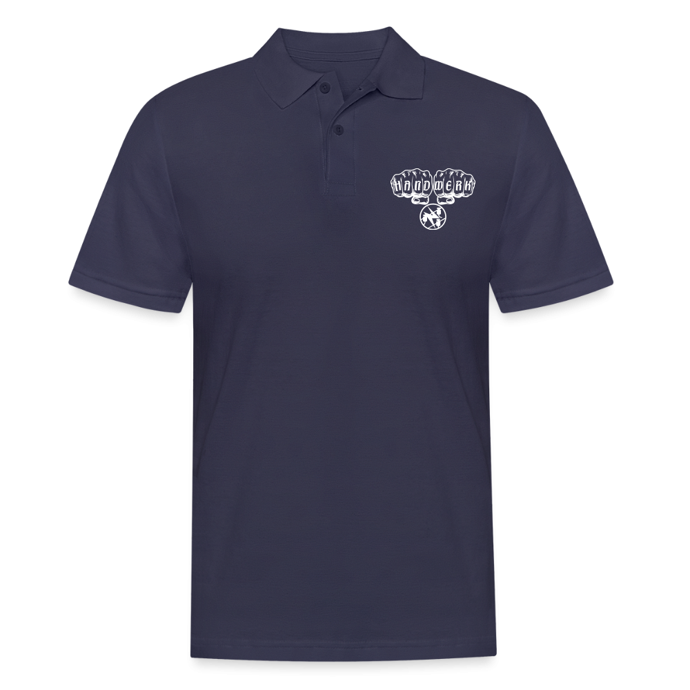 Männer Poloshirt "Elektriker" Navy Männer Poloshirt {{ color }}