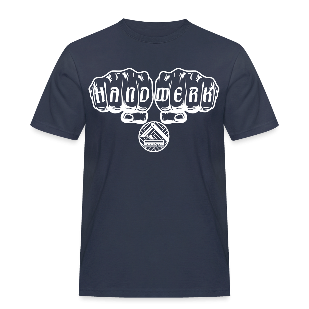 Männer Workwear T-Shirt "Parkettleger" Navy Männer Workwear T-Shirt {{ color }}