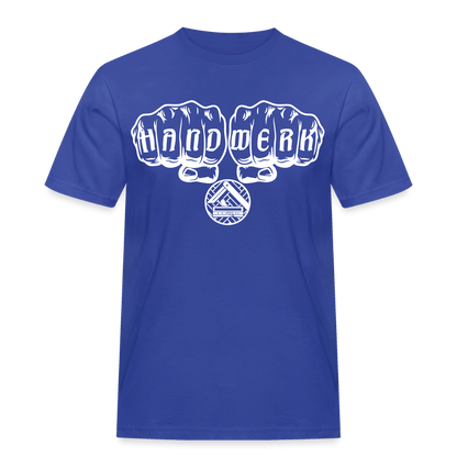 Männer Workwear T-Shirt "Parkettleger" Royalblau Männer Workwear T-Shirt {{ color }}