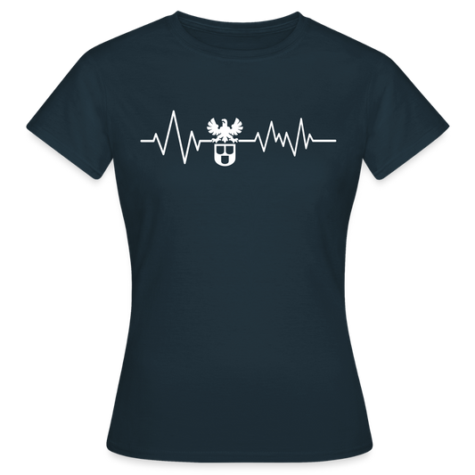 Frauen T-Shirt "Maler" Navy Frauen T-Shirt {{ color }}