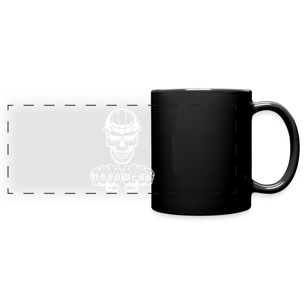 Panoramatasse schwarz "Skull-Helm-Handwerk" Schwarz One size Panoramatasse farbig {{ color }}
