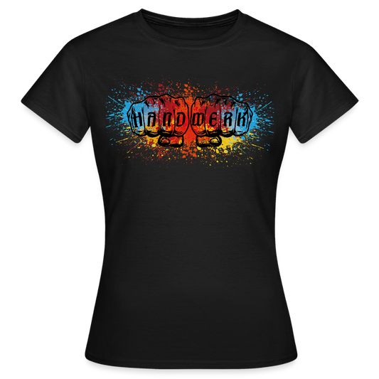 Frauen T-Shirt "Splash-Color" Schwarz Frauen T-Shirt {{ color }}