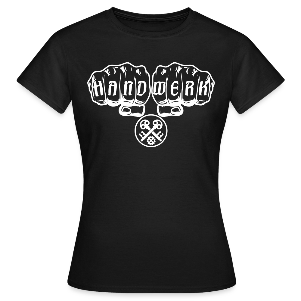 Frauen T-Shirt "Schlosser" Schwarz Frauen T-Shirt {{ color }}
