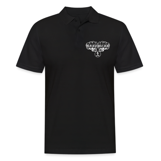 Männer Poloshirt "Steinmetz" Schwarz Männer Poloshirt {{ color }}