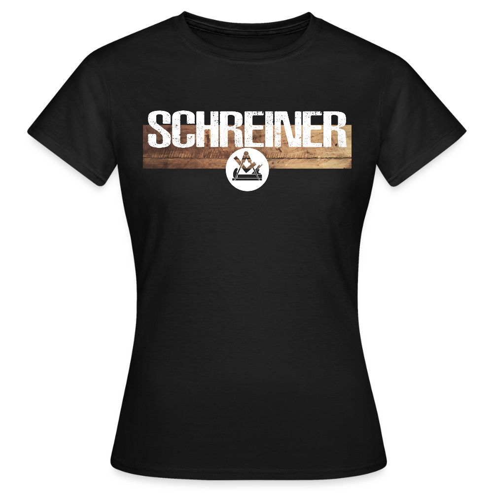 Frauen T-Shirt "Schreiner" Schwarz Frauen T-Shirt {{ color }}