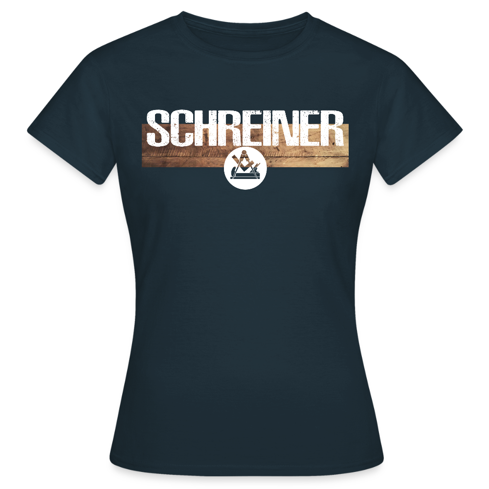 Frauen T-Shirt "Schreiner" Navy Frauen T-Shirt {{ color }}
