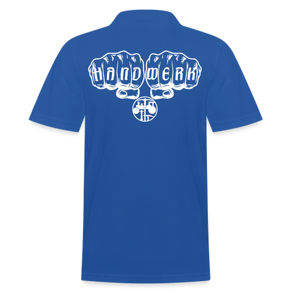 Männer Poloshirt "Strassenbauer" Royalblau Männer Poloshirt {{ color }}