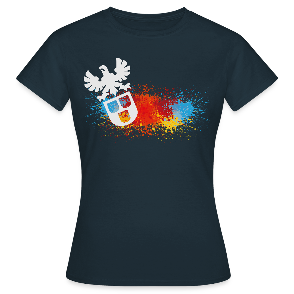 Frauen T-Shirt "Splash-Maler" Navy Frauen T-Shirt {{ color }}