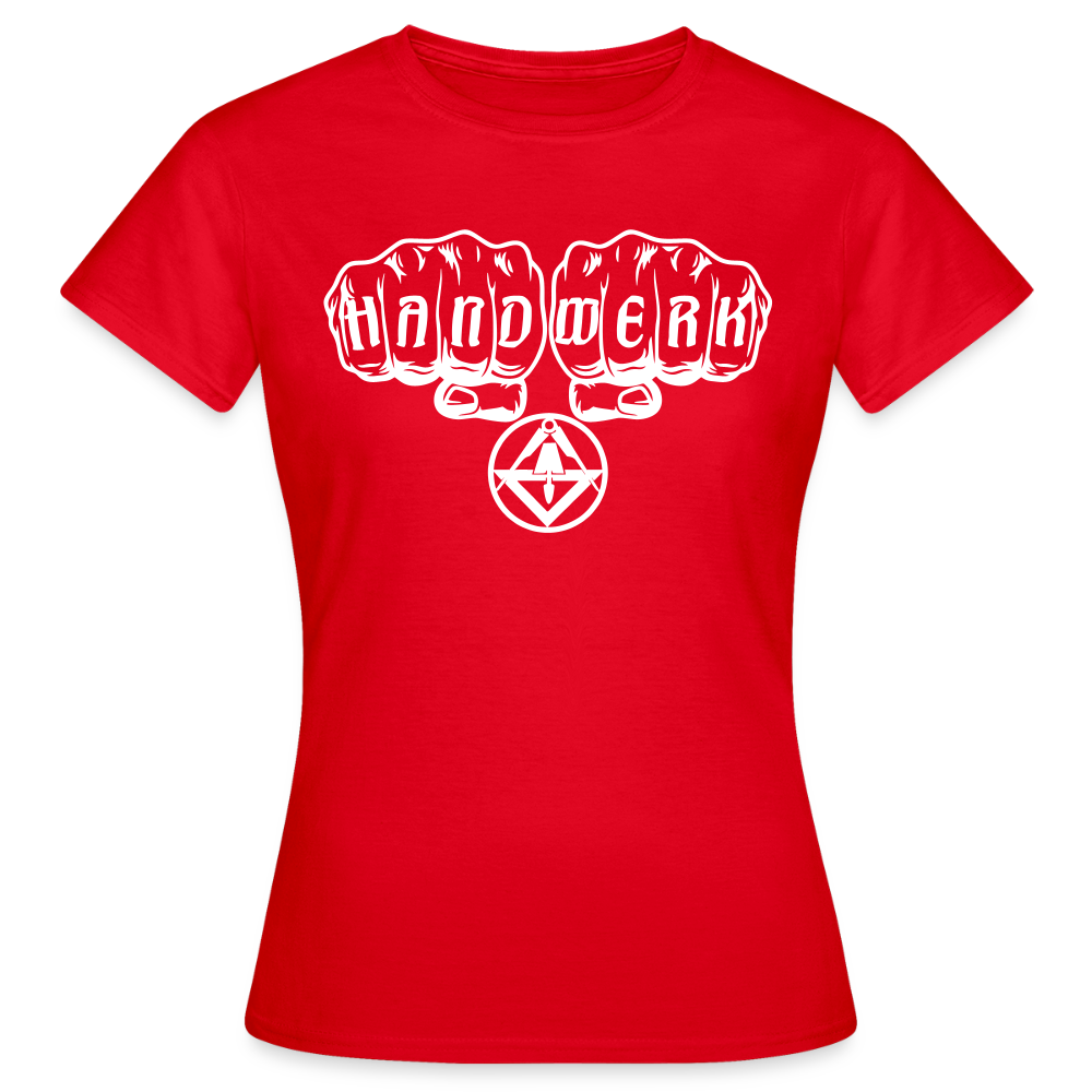Frauen T-Shirt "Stuckateur" Rot Frauen T-Shirt {{ color }}