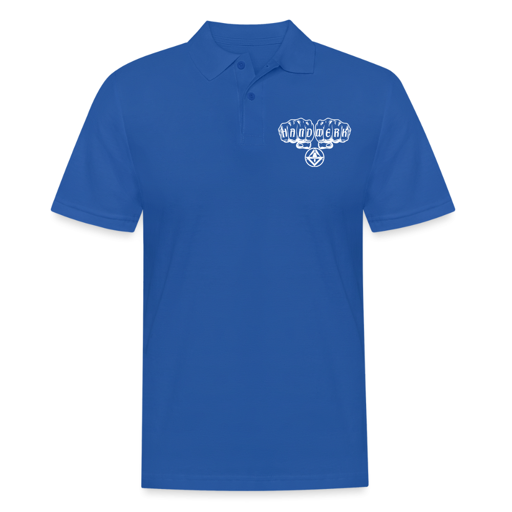 Männer Poloshirt "Stuckateur" Royalblau Männer Poloshirt {{ color }}