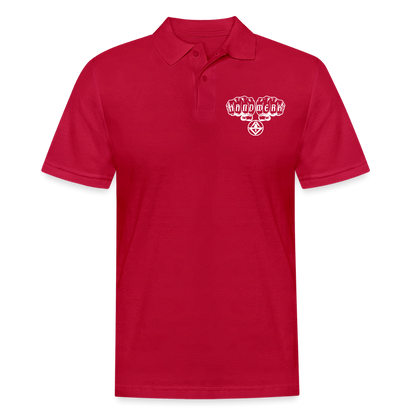Männer Poloshirt "Stuckateur" cherry red Männer Poloshirt {{ color }}