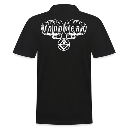 Männer Poloshirt "Stuckateur" Schwarz Männer Poloshirt {{ color }}