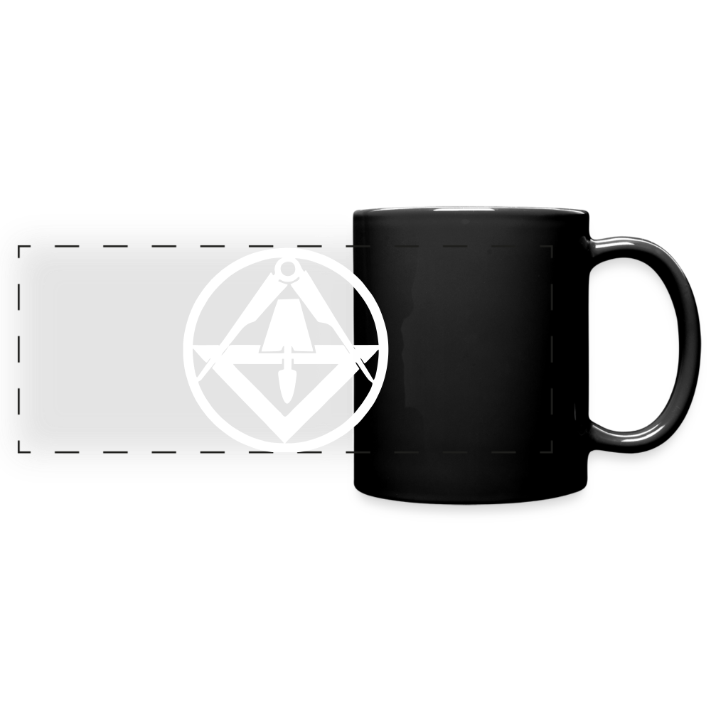 Panoramatasse schwarz "Stuckateur" Schwarz One size Panoramatasse farbig {{ color }}