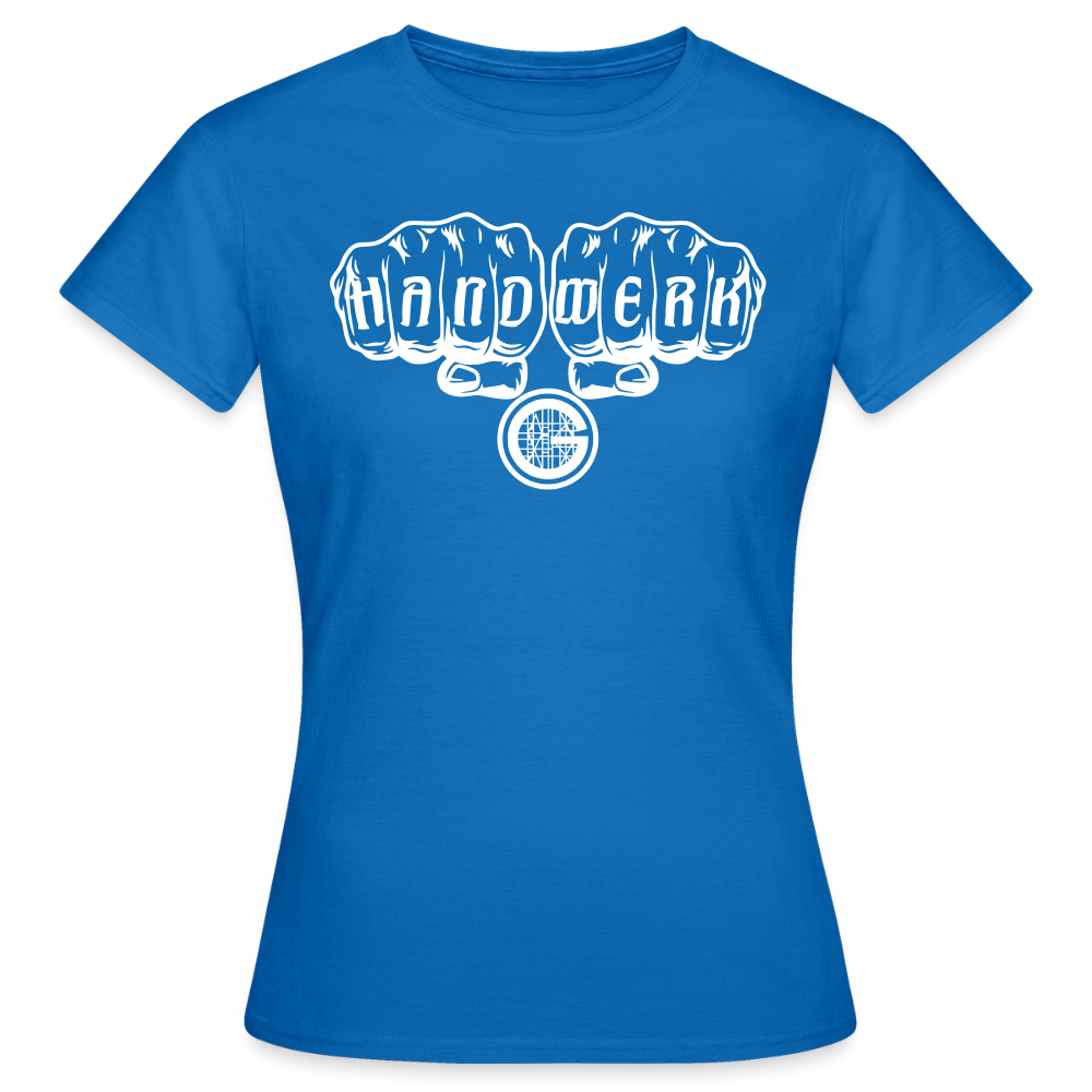 Frauen T-Shirt "Gerüstbauer" Royalblau Frauen T-Shirt {{ color }}