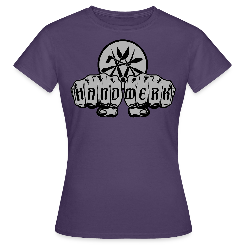 Frauen T-Shirt "Spengler" Dunkellila Frauen T-Shirt {{ color }}