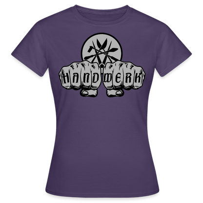 Frauen T-Shirt "Spengler" Dunkellila Frauen T-Shirt {{ color }}