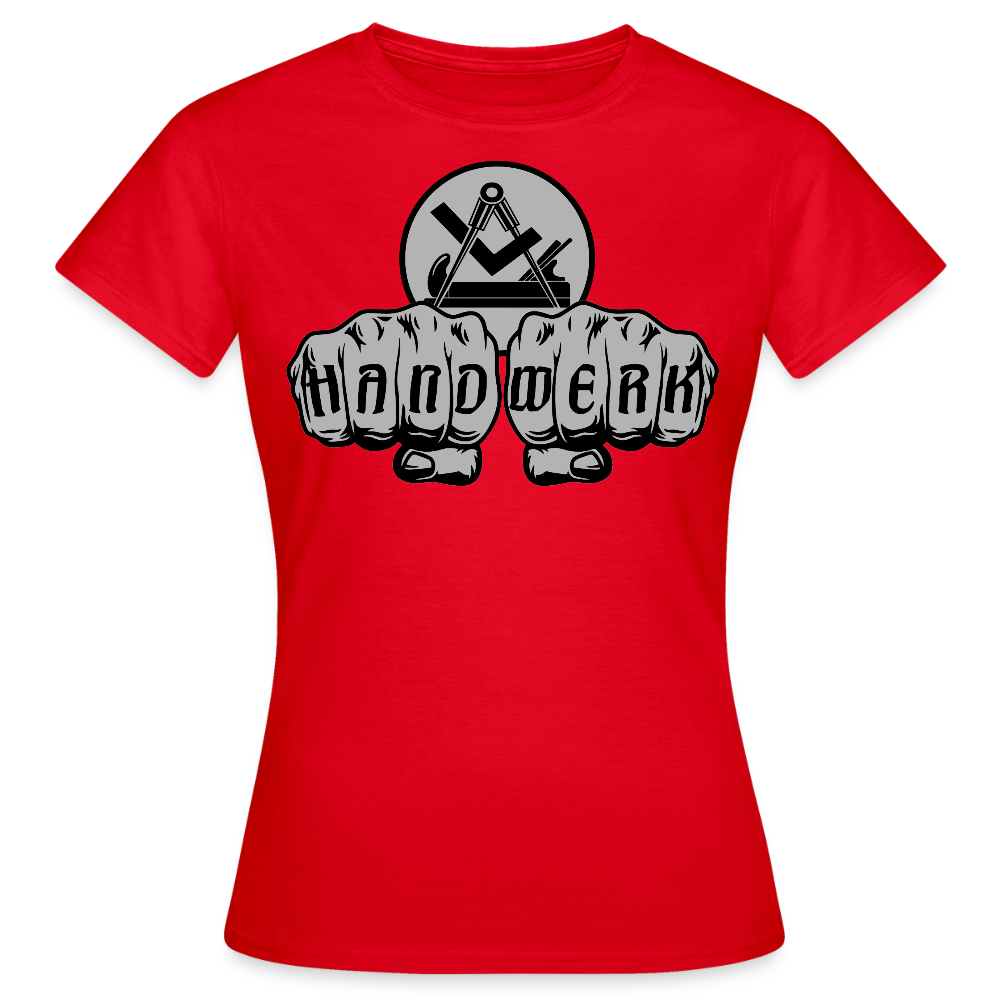 Frauen T-Shirt "Schreiner/Tischler" Rot Frauen T-Shirt {{ color }}