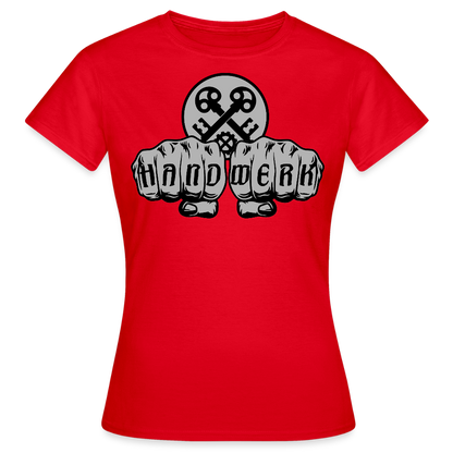 Frauen T-Shirt "Schlosser" Rot Frauen T-Shirt {{ color }}