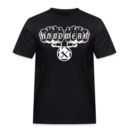 Männer Workwear T-Shirt "Hausmeister" Schwarz Männer Workwear T-Shirt {{ color }}