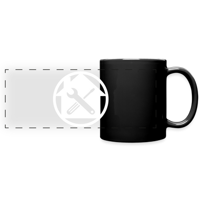 Panoramatasse schwarz "Hausmeister" Schwarz One size Panoramatasse farbig {{ color }}