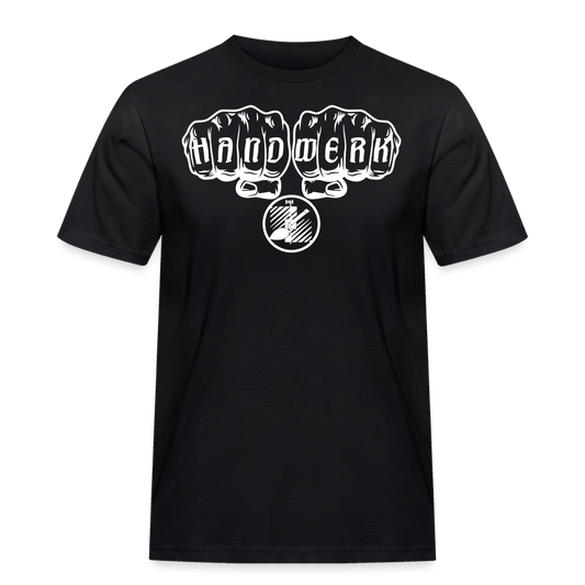 Männer Workwear T-Shirt "Fliesenleger" Schwarz Männer Workwear T-Shirt {{ color }}