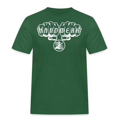 Männer Workwear T-Shirt "Fliesenleger" Flaschengrün Männer Workwear T-Shirt {{ color }}