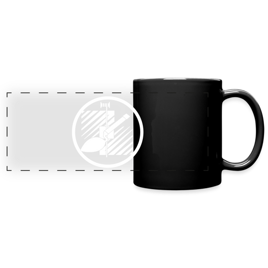 Panoramatasse schwarz "Fliesenleger" Schwarz One size Panoramatasse farbig {{ color }}