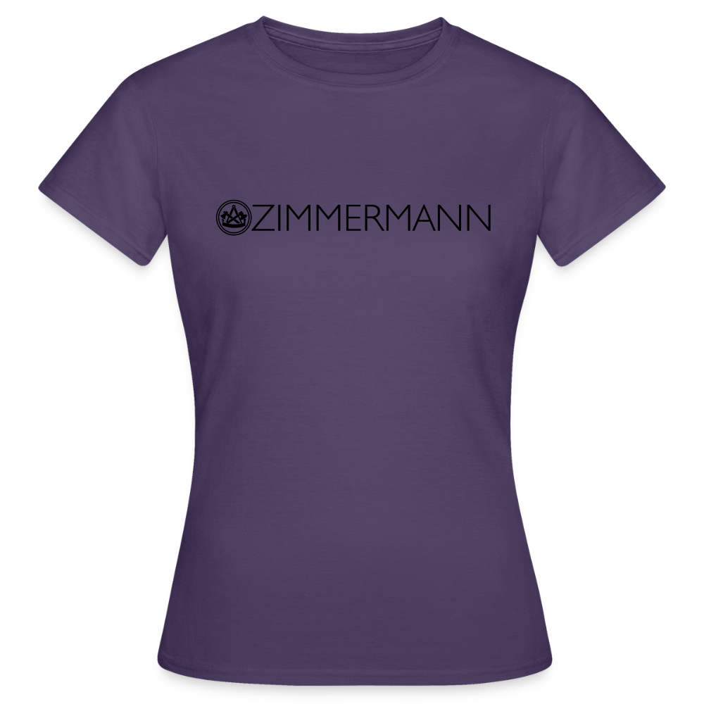 Frauen T-Shirt "Zimmermann" Dunkellila Frauen T-Shirt {{ color }}
